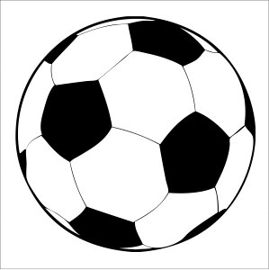 White sport ball. Free illustration for personal and commercial use.