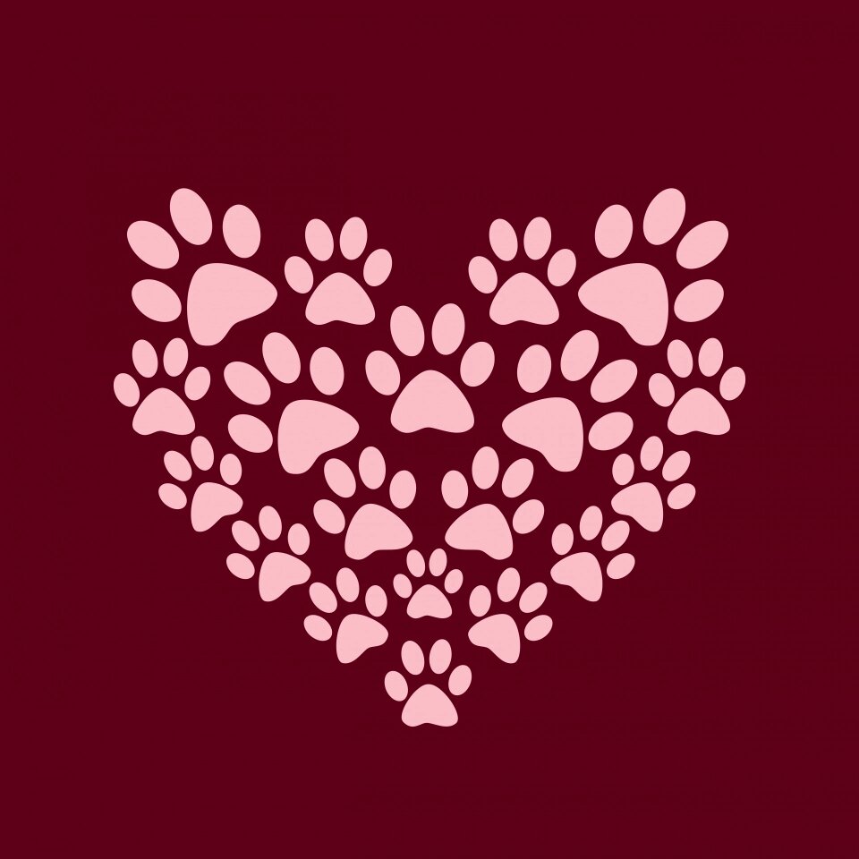 Cute pink burgundy. Free illustration for personal and commercial use.