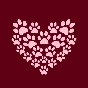 Cute pink burgundy. Free illustration for personal and commercial use.
