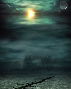 Setting mystical atmospheric. Free illustration for personal and commercial use.