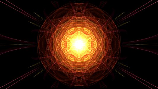 Star metatron light body. Free illustration for personal and commercial use.