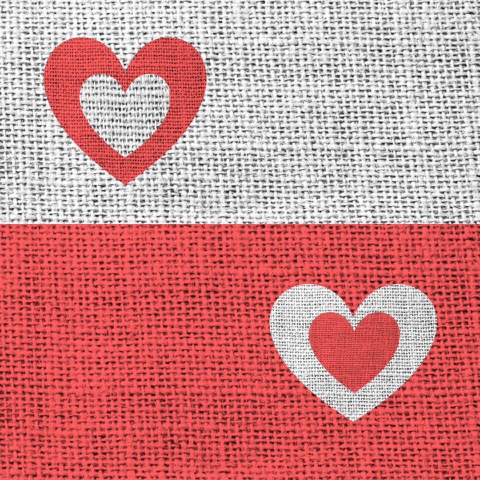 Grey heart design. Free illustration for personal and commercial use.