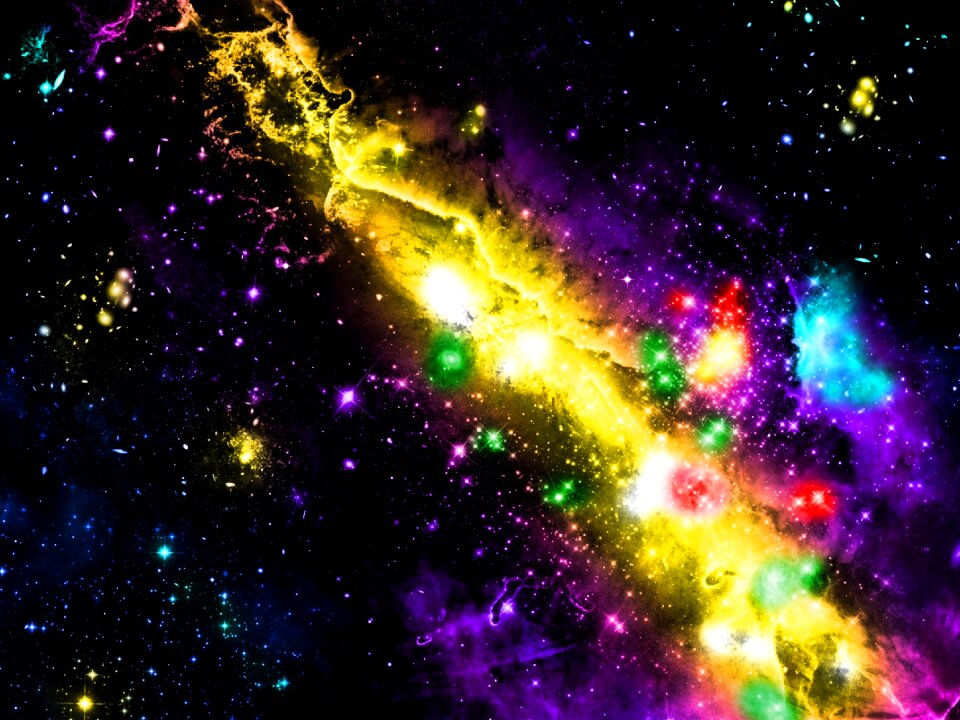 Universe stars nebula. Free illustration for personal and commercial use.