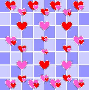 Decorative pattern romance. Free illustration for personal and commercial use.
