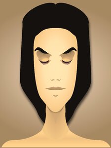 Female beauty queen. Free illustration for personal and commercial use.