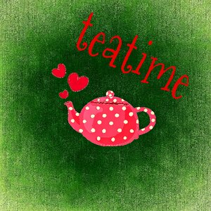 Drink teatime english. Free illustration for personal and commercial use.