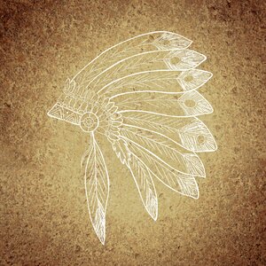 Feather headdress Free illustrations. Free illustration for personal and commercial use.