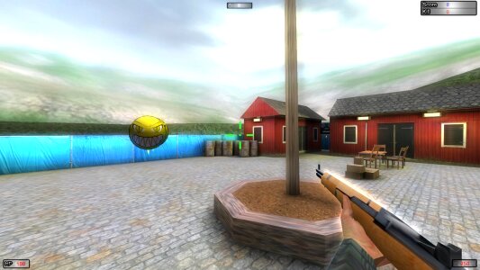 Fps first person shooter game. Free illustration for personal and commercial use.