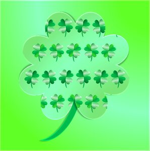 Leaf clover design. Free illustration for personal and commercial use.