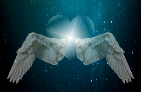 Angel sky star. Free illustration for personal and commercial use.