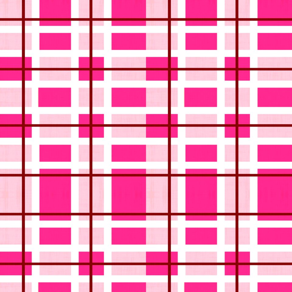 Gingham bright pink. Free illustration for personal and commercial use.
