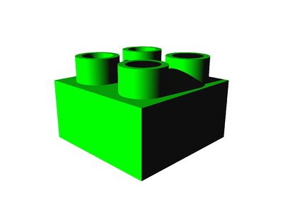 Design plastic block. Free illustration for personal and commercial use.