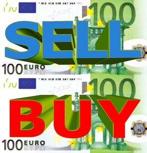 Sell stock exchange invest. Free illustration for personal and commercial use.