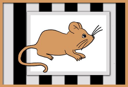 Rodent brown cute. Free illustration for personal and commercial use.