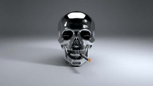 Lung cancer tobacco smoke. Free illustration for personal and commercial use.