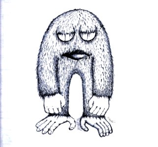 Yeti hairs Free illustrations. Free illustration for personal and commercial use.