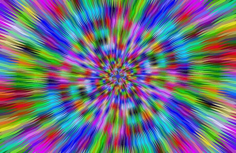 Hypnosis psychedelic abstract. Free illustration for personal and commercial use.