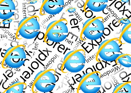 Computer google chrome internet explorer. Free illustration for personal and commercial use.