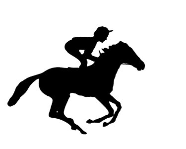 Racehorse animal equestrian. Free illustration for personal and commercial use.