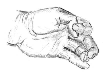 Finger crippled disabled. Free illustration for personal and commercial use.
