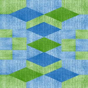 Design geometric green. Free illustration for personal and commercial use.