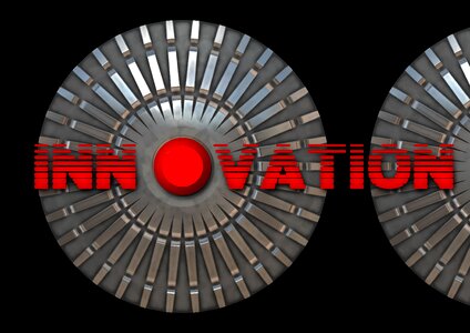 Dynamic innovation innovative. Free illustration for personal and commercial use.