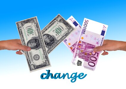 Keep exchange rate currency exchange. Free illustration for personal and commercial use.