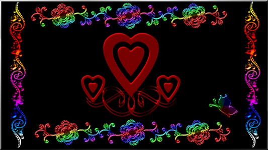 Love design romantic background. Free illustration for personal and commercial use.