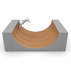 Skating roll skateboarding. Free illustration for personal and commercial use.