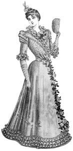 Fashion victorian portrait. Free illustration for personal and commercial use.