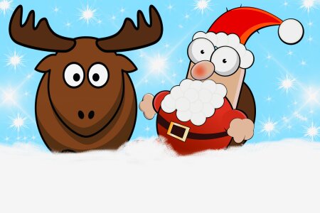 Moose advent Free illustrations. Free illustration for personal and commercial use.