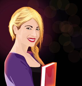 Learning book school. Free illustration for personal and commercial use.