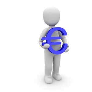 Symbol europe currency. Free illustration for personal and commercial use.