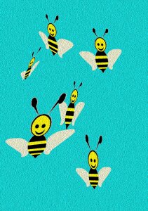Bug honey bee Free illustrations. Free illustration for personal and commercial use.