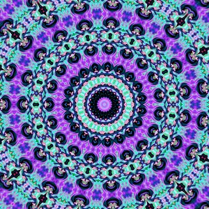 Colorful mandala blue. Free illustration for personal and commercial use.