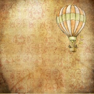 Wallpaper air balloon. Free illustration for personal and commercial use.