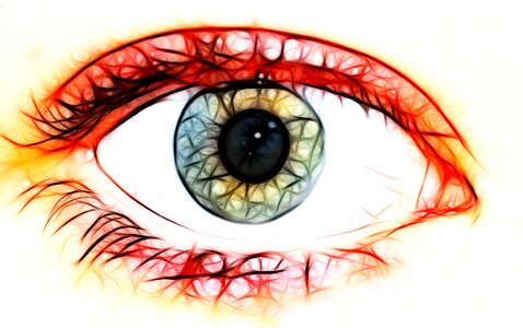 Iris human lens. Free illustration for personal and commercial use.