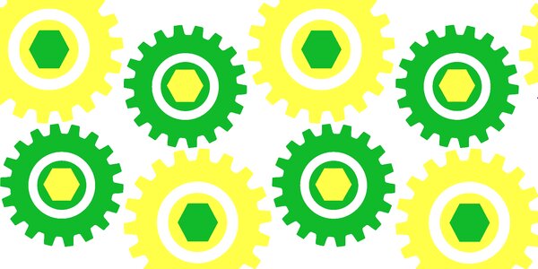 Gears and cogs engineering gear. Free illustration for personal and commercial use.