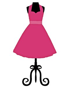Girly fashion female. Free illustration for personal and commercial use.