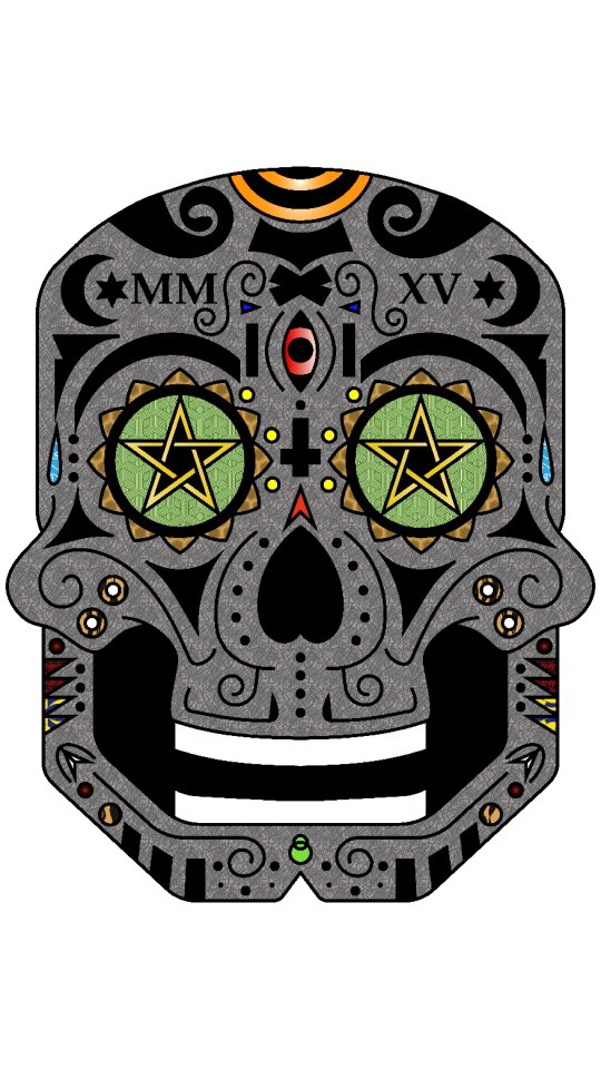 Sugar skull illustration Free illustrations. Free illustration for personal and commercial use.