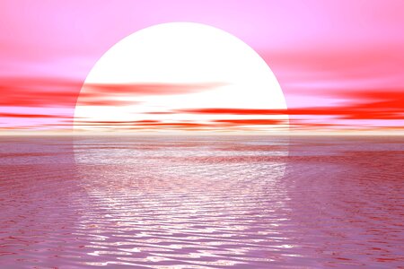 Nature sunset background pink nature. Free illustration for personal and commercial use.
