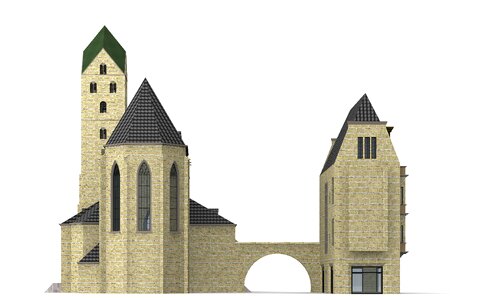Building places of interest historically. Free illustration for personal and commercial use.