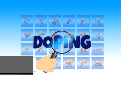 Doping sport sports. Free illustration for personal and commercial use.