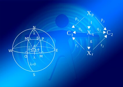 School mathematical calculation. Free illustration for personal and commercial use.