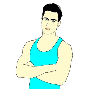 Young male Free illustrations. Free illustration for personal and commercial use.