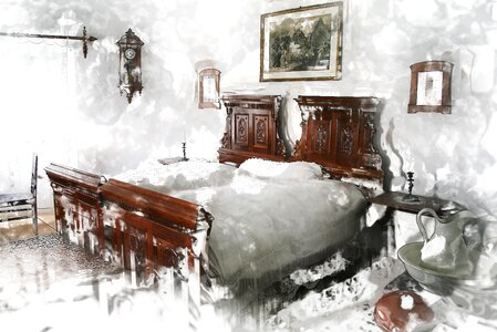 Furniture mood peaceful. Free illustration for personal and commercial use.