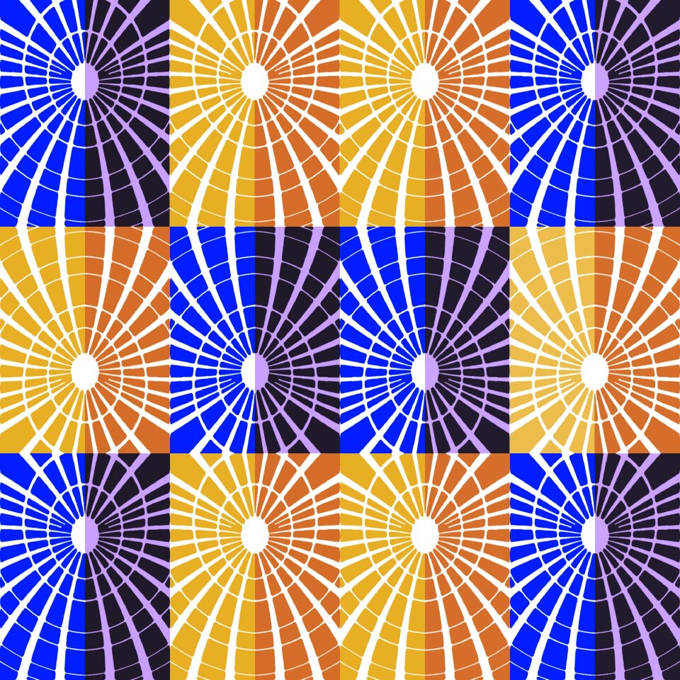 Pattern colorful blue. Free illustration for personal and commercial use.