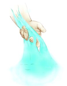 Water baptism hand of god. Free illustration for personal and commercial use.