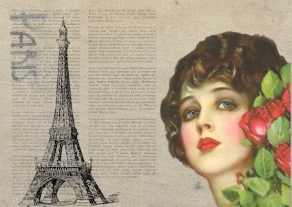 France french eiffel. Free illustration for personal and commercial use.