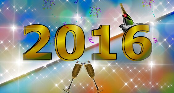 Background image colorful 2016. Free illustration for personal and commercial use.